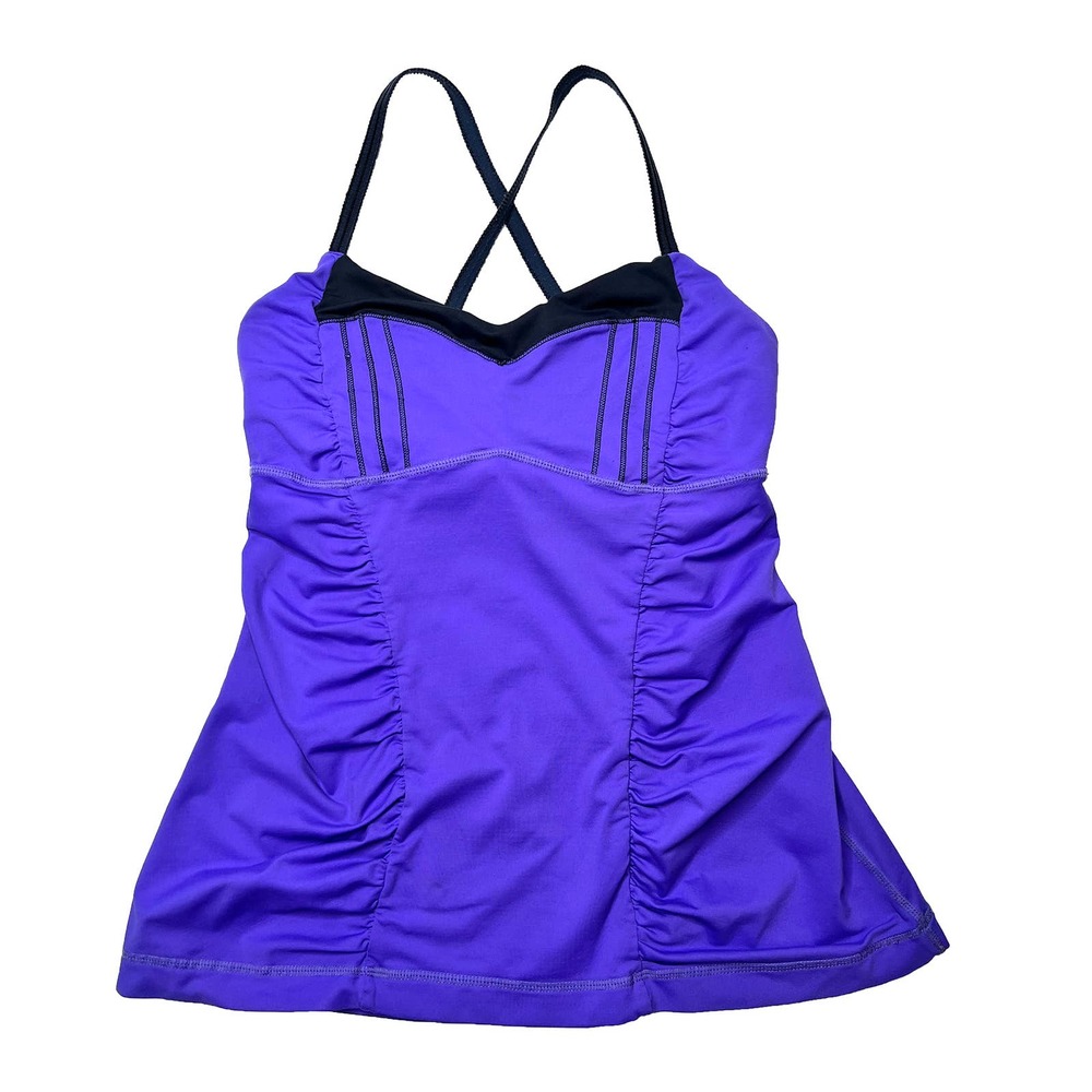 Lululemon Purple / Black Tank with Built in Bra
